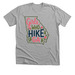 Girls Who Hike GA - Script, a Athletic Heather Premium Unisex Tee