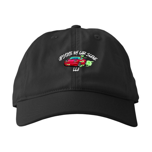 upstate hats, a Black Printed Eco Baseball Cap