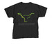 Neon Shorthorns Glow Logo, a Black Youth Unisex Tee
