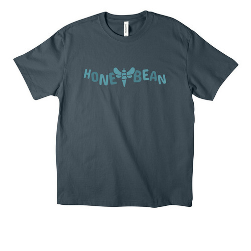 HoNeYbEaN, a Vintage Navy Unisex Heavyweight Tee