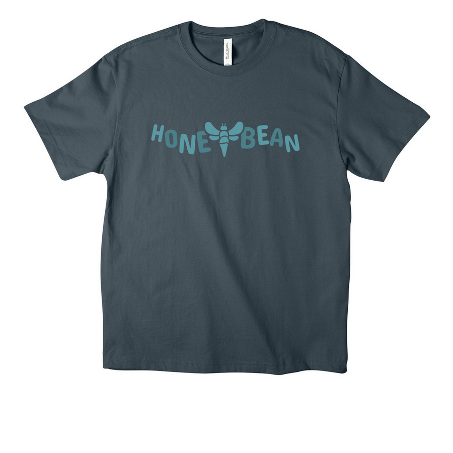 HoNeYbEaN, a Vintage Navy Unisex Heavyweight Tee