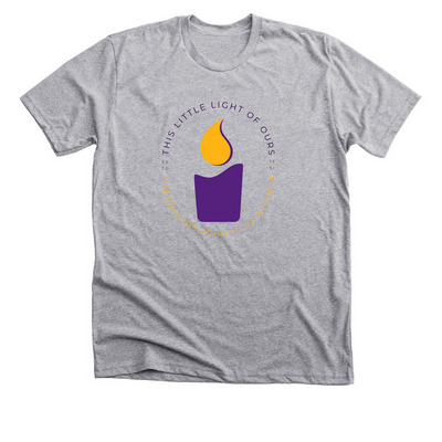 This little light of ours&nbsp;, a Athletic Heather Premium Unisex Tee
