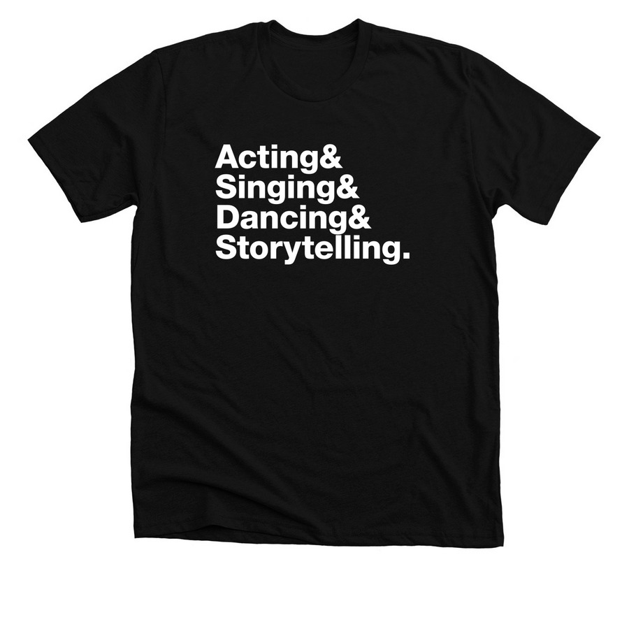 2025 HITS Design (Adult), a Solid Black Blend Premium Unisex Tee
