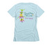 Spotted Beebalm 2023 Plant of the Year w Logo, a Ice Blue Women's Slim Fit Tee (back-view)