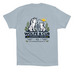 Support Wolfe & Cub Learning Center, a Light Blue Premium Cotton Tee (back-view)