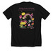 Love Like Riley: white logo for dark colors, a Solid Black Blend Premium Unisex Tee (back-view)