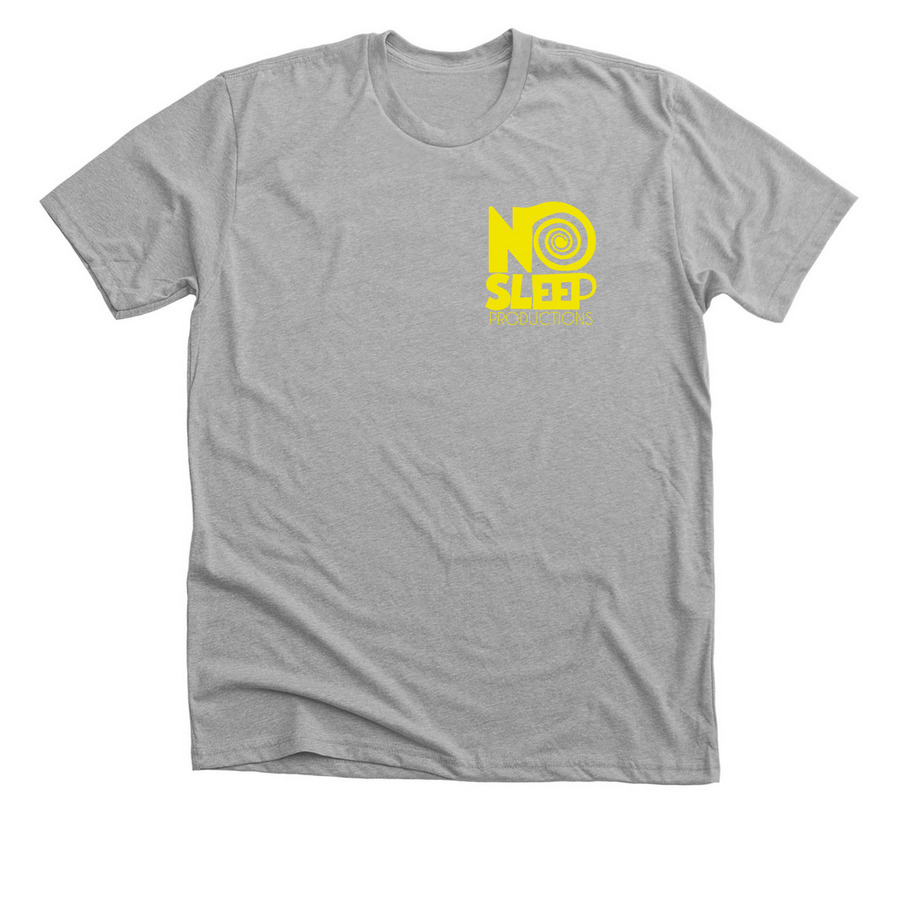 No Sleep Productions Steplo, a Athletic Heather Premium Unisex Tee