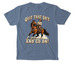 The Robbieisms Collection: Quit That $h!t!, a Blue Jean Comfort Colors Pocket Tee (back-view)