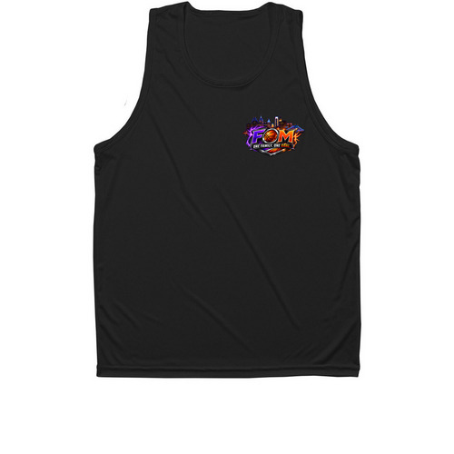 FOM ACTIVEWEAR, a Black Unisex Performance Tank