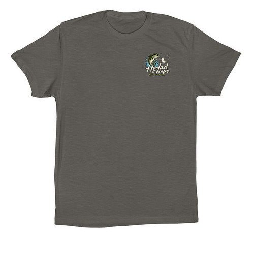 Hooked on Hope?, a Asphalt Premium Cotton Tee