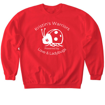 Kristin's Warriors&nbsp;, a Red Softstyle Crewneck Sweatshirt