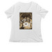 Camping Cryptids - Brown, a White Women's Relaxed V-Neck Tee