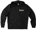 THE GEOFIGHT Zip Sweatshirt, a Deep Black Allmade Organic French Terry Zip Up Hoodie