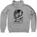 Humboldt Marten, a Athletic Heather Zip Up Hoodie (back-view)