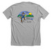 The Classic&nbsp;, a Athletic Heather Premium Unisex Tee (back-view)
