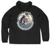 MHSST Jacket Logo Front/Back - Female, a Black Quarter-Zip Windbreaker (back-view)