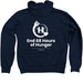 Conval NH, a Navy Zip Up Hoodie (back-view)