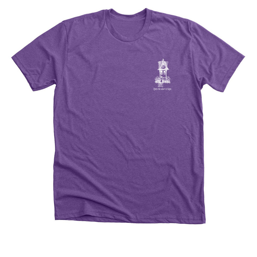 2026 Domestic Violence Awareness Month, a Heather Team Purple Premium Unisex Tee