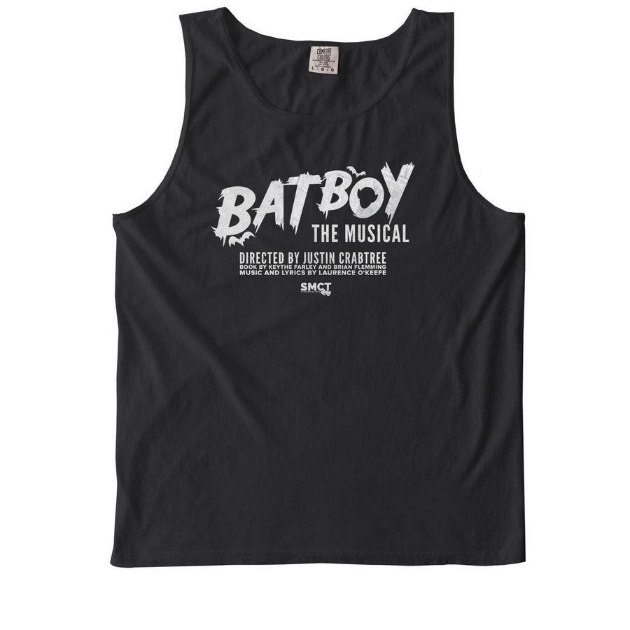 Bat Boy The Musical Merch, a Black Comfort Colors Tank Top