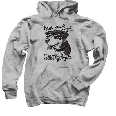 Call My People - Lost Dogs Illinois, a Sport Grey Pullover Hoodie