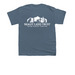 SLT Heron Youth Apparel, a Indigo Youth Unisex Tee (back-view)