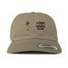 Low Profile Hat - Black Logo, a Khaki Printed Classic Baseball Cap