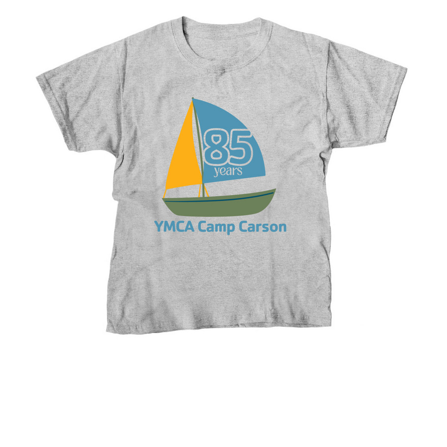 Camp's 85th Anniversary, a Sport Grey Youth Unisex Tee