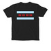 KATCH pocket tee, a Black Comfort Colors Pocket Tee (back-view)