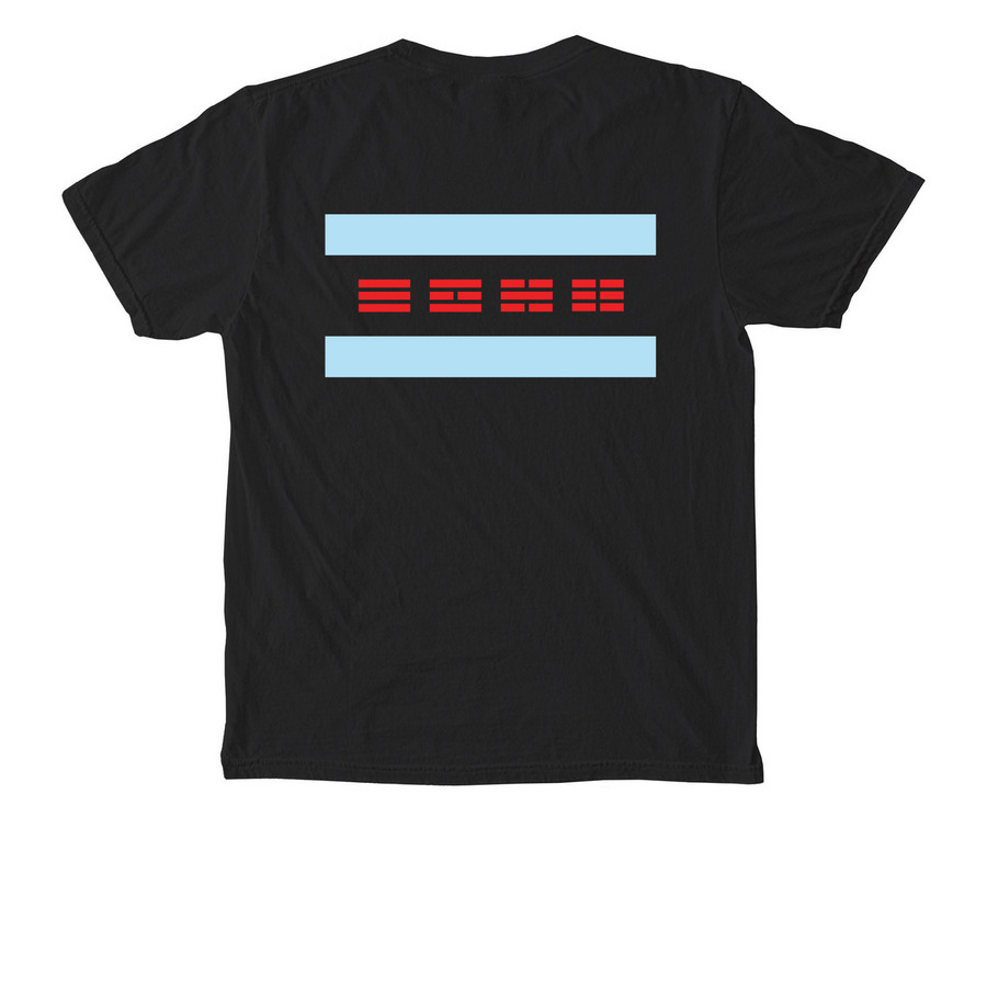 KATCH pocket tee, a Black Comfort Colors Pocket Tee (back-view)