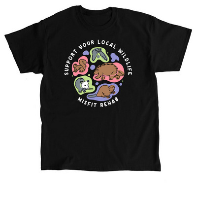 Misfits Rehab Team Marchigiani, a Black Classic Unisex Tee