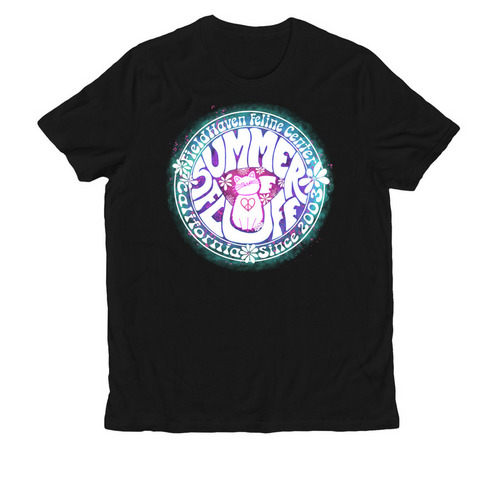 Summer of Fluff - Galaxy, a Deep Black Allmade Organic Cotton Unisex Tee