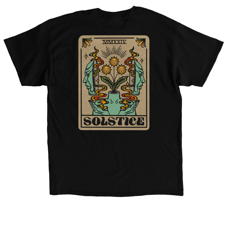 Inner Beauty by Solstice, a Black Classic Unisex Tee (back-view)
