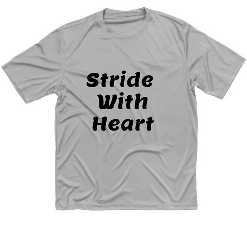 Running Apparel, a Silver Classic Performance Tee