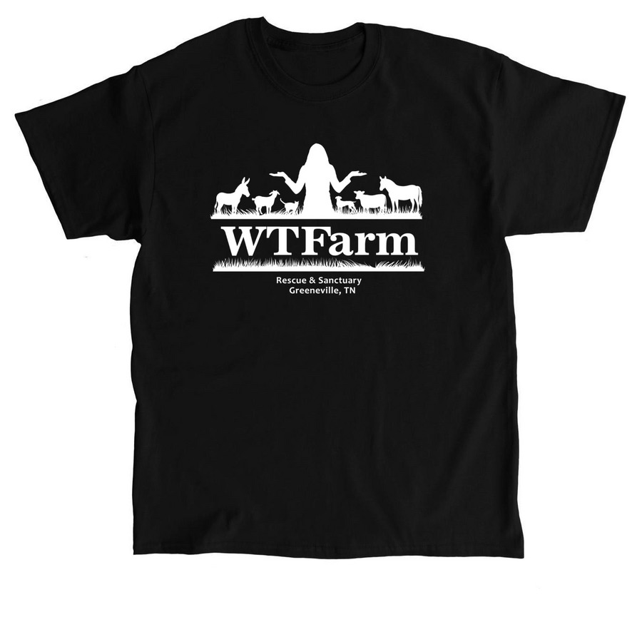 WTFarm Rescue Fundraiser, a Black Classic Unisex Tee