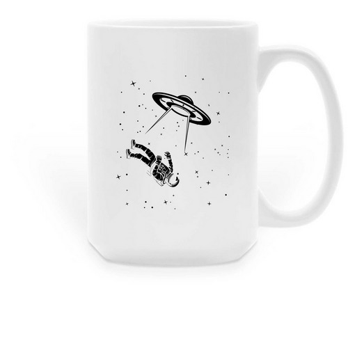 Bowser 4 crew mug, a White Large Coffee Mug