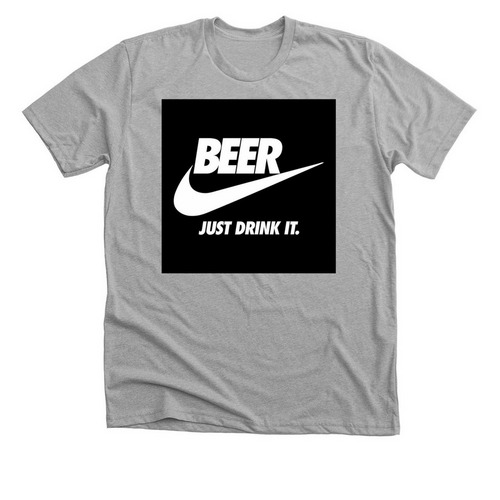 Beer, a Athletic Heather Premium Unisex Tee