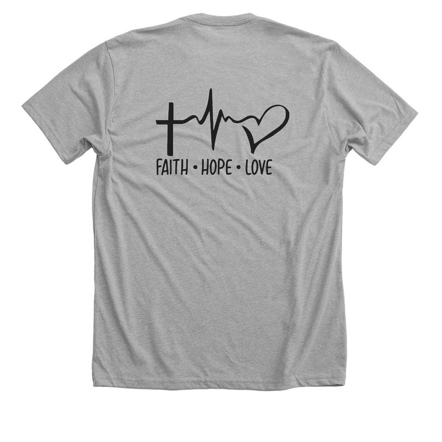 Mabopane Foundation T-shirt Fundraiser, a Athletic Heather Premium Unisex Tee (back-view)