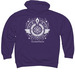 TechnoDruid Resonance, a Purple Midweight Pullover Hoodie
