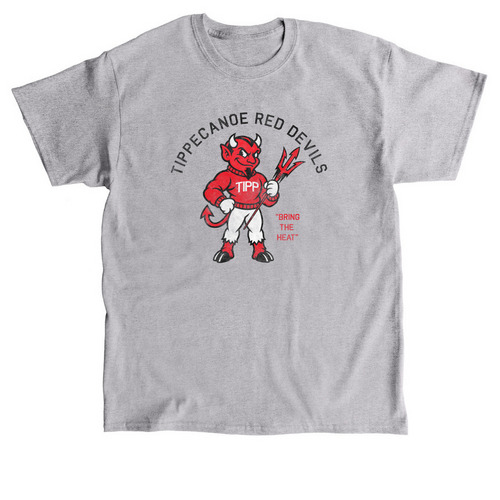 TC Devil Vintage, a Sport Grey Classic Unisex Tee