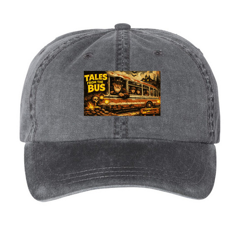Huntington Haunted Forest #6, a Black Printed Pigment Dye Baseball Cap