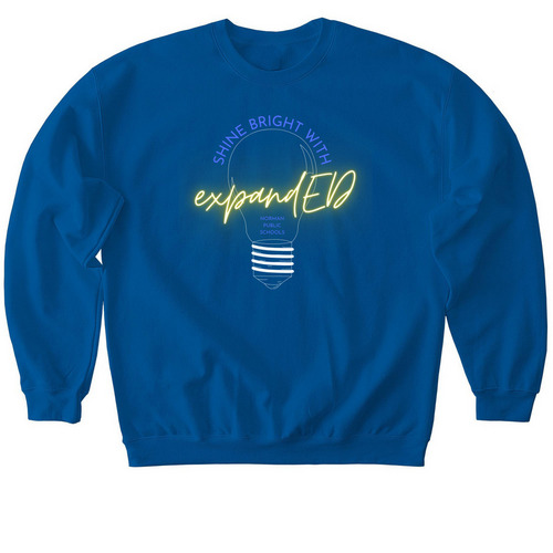 Shine Bright with ExpandED, a Royal Softstyle Crewneck Sweatshirt