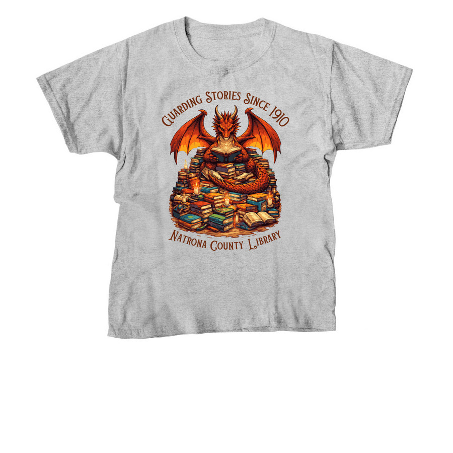 Dragon's Hoard, a Sport Grey Youth Unisex Tee