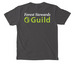 Grey and green pocket tee, a Pepper Comfort Colors Pocket Tee (back-view)