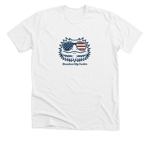 American Lizard, a Solid White Blend Premium Unisex Tee