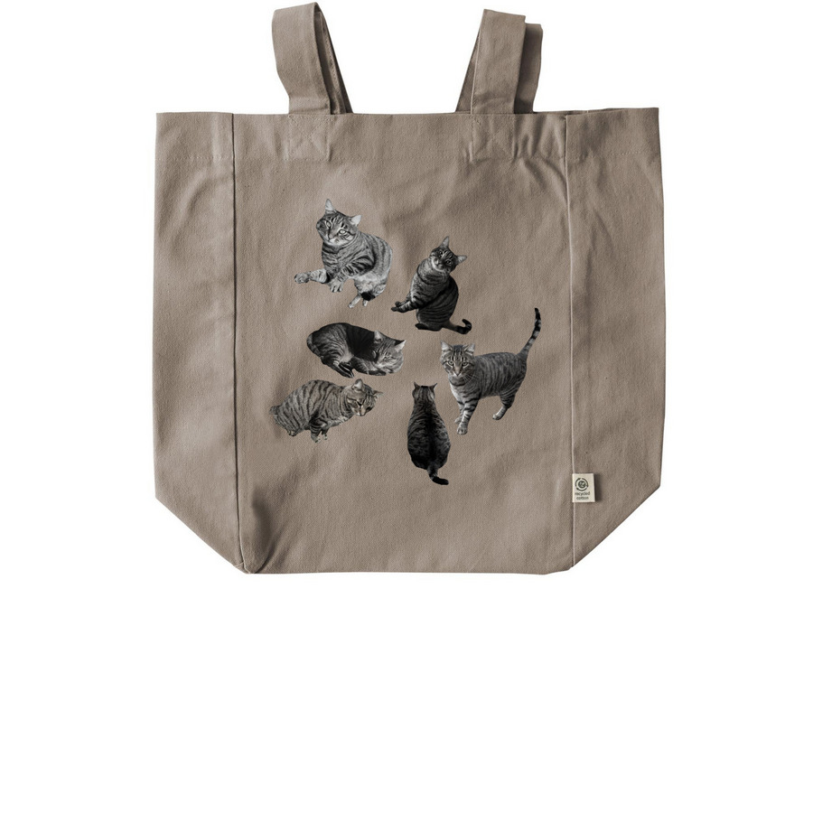 ON SALE "Meatballers Tote", a Pumice Recycled Cotton Tote Bag
