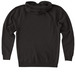 Pig Yoga Zip-Ups Campaign, a Black Heavyweight Zip Up Hoodie (back-view)