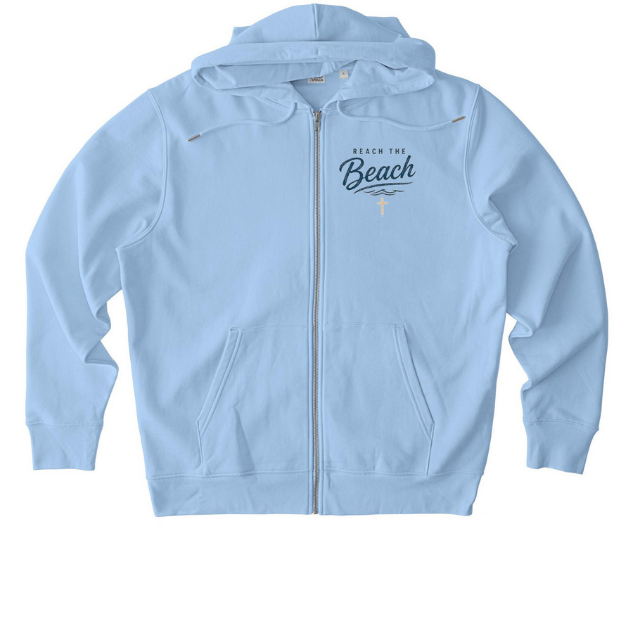 Reach the Beach 2026, a Blue Soul Stanley/Stella Unisex Cultivator 2.0 Zip Up Pullover Hoodie