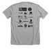Bats Over Omaha 2026, a Athletic Heather Premium Unisex Tee (back-view)