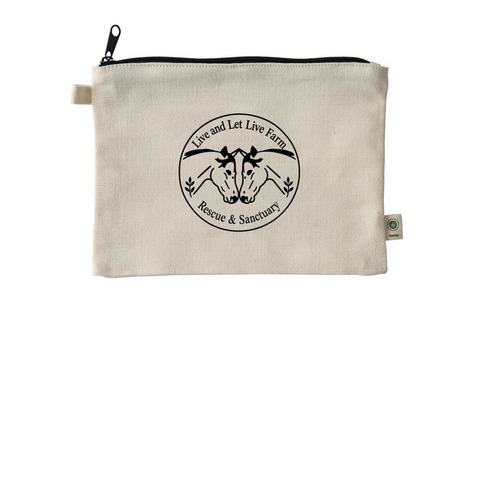 Let your EDC represent the farm, a Natural 9"x7" Hemp Blend Pouch