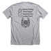 Not Our First Rodeo, a Athletic Heather Premium Unisex Tee (back-view)